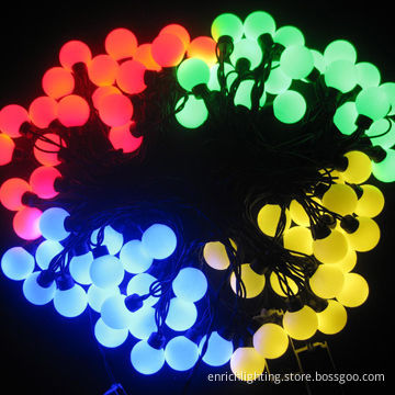 Holiday Lights/LED Ball String with 5 Meters/Set Ball Diameters 40mm, 6W Power